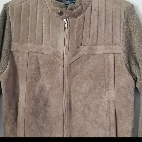 Vintage Suede Tan Jacket by Mervyn's size Small - Picture 5 of 10